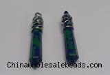 NGP5406 10*65mm sticks synthetic lapis lazuli pendants wholesale