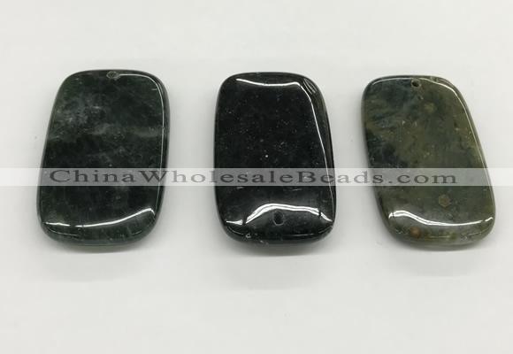 NGP5515 30*50mm rectangle ocean agate pendants wholesale