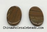 NGP5536 35*55mm oval iron tiger pendants wholesale