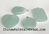 NGP5762 25*35mm - 30*40mm freefrom gemstone pendants wholesale