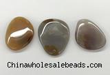 NGP5781 30*48mm - 40*55mm freeform agate slab pendants