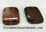 NGP5796 35*55mm rectangle agate pendants wholesale