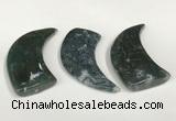NGP5835 22*55mm - 25*55mm horn agate gemstone pendants wholesale