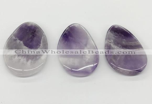 NGP5855 30*50mm - 40*60mm freeform dogtooth amethyst pendants