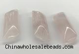 NGP5873 20*55mm - 22*60mm marquise rose quartz pendants