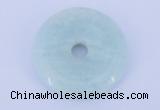 NGP603 5pcs 7*35mm amazonite gemstone donut pendants wholesale