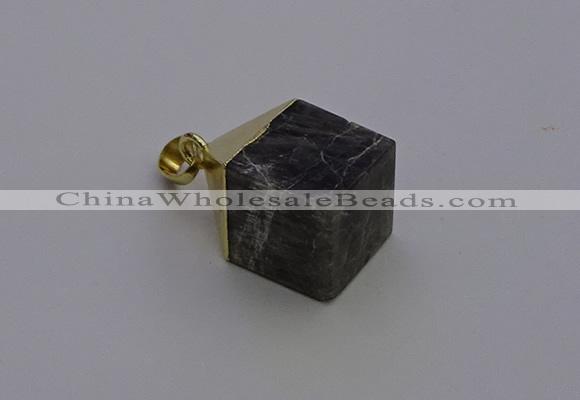 NGP6776 15*22mm cube labradorite gemstone pendants wholesale