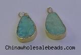 NGP7134 20*30mm - 22*32mm freeform amazonite gemstone pendants