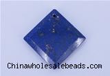 NGP720 6*32mm diamond natural lapis lazuli gemstone pendant