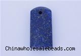 NGP724 14*29mm rectangle natural lapis lazuli gemstone pendant