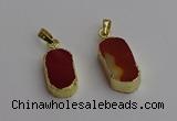 NGP7244 10*20mm - 10*22mm oval mookaite gemstone pendants