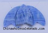 NGP73 Fashion blue lace agate gemstone pendants set jewelry wholesale