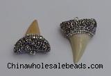 NGP7340 25*35mm - 30*38mm shark teeth pendants wholesale