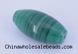 NGP735 18*36mm rice natural malachite gemstone pendant wholesale