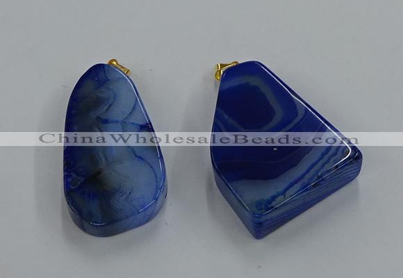 NGP8662 20*40mm - 40*50mm freeform agate pendants wholesale