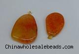 NGP8725 28*40mm - 30*54mm freeform agate pendants wholesale
