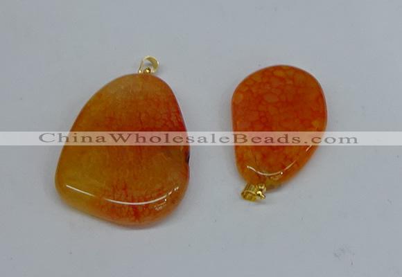 NGP8725 28*40mm - 30*54mm freeform agate pendants wholesale