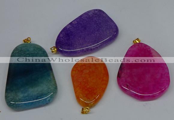 NGP8732 28*40mm - 30*54mm freeform agate pendants wholesale