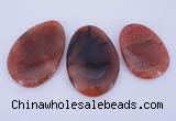 NGP878 5PCS 40-45mm*55-70mm freeform agate gemstone pendants