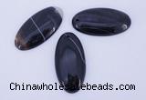 NGP884 5PCS 25*49mm oval agate gemstone pendants wholesale