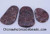 NGP941 5PCS 35-45mm*45-65mm freeform jasper gemstone pendants