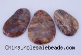 NGP943 5PCS 35-50mm*55-70mm freeform jasper gemstone pendants