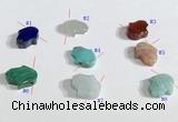 NGP9739 11*13mm  mixed gemstone pendants wholesale