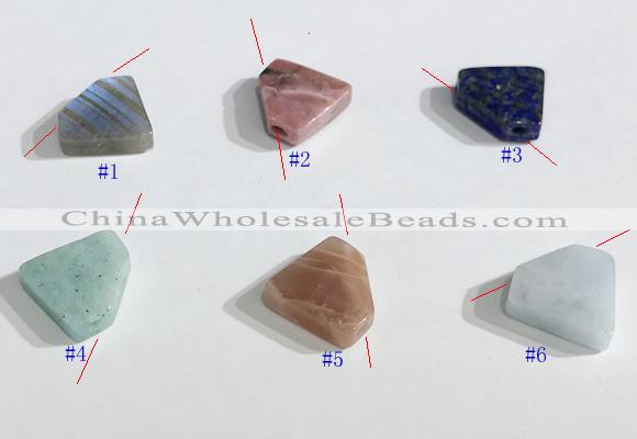 NGP9743 14*16mm mixed gemstone pendants wholesale