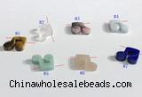NGP9745 11*15mm mixed gemstone pendants wholesale