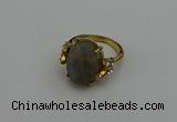 NGR2075 10*15mm faceted oval labradorite gemstone rings