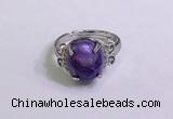 NGR3023 925 sterling silver with 10*12mm oval charoite rings