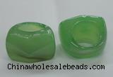 NGR42 20*30*35mm faceted freeform agate gemstone rings