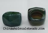 NGR44 20*30*35mm faceted freeform agate gemstone rings