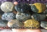 OVBS32 15 inches 30*45mm oval ocean jasper gemstone beads wholesale