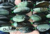 OVBS46 15 inches 20*40mm oval Agate gemstone beads wholesale