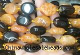 OVBS53 15 inches 15*20mm oval Agate gemstone beads wholesale