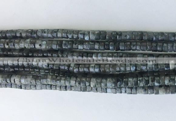 RBBS03 15 inches 2*4mm heishi black labradorite gemstone beads