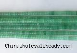 RBBS06 15 inches 2*4mm heishi green aventurine gemstone beads