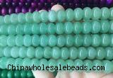 RBBS104 15 inches 8*12mm rondelle candy jade gemstone beads wholesale