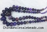 RBBS60 15 inches 8*12mm - 20*30mm rondelle agate beads wholesale