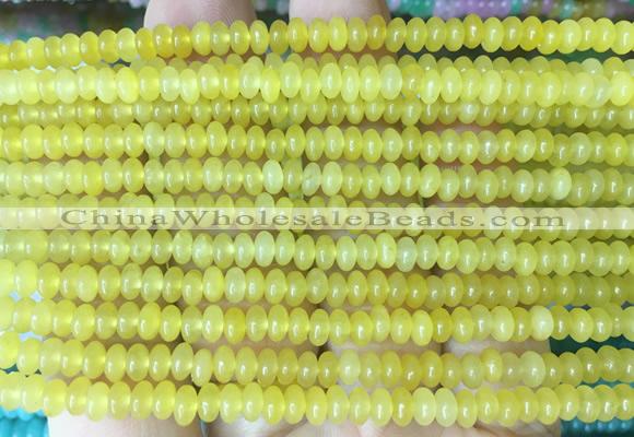 RBBS63 15 inches 2*4mm rondelle candy jade gemstone beads wholesale