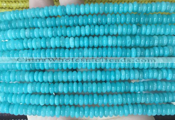 RBBS68 15 inches 2*6mm rondelle candy jade gemstone beads wholesale