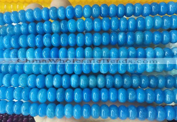 RBBS80 15 inches 5*8mm rondelle candy jade gemstone beads wholesale