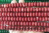 RBBS95 15 inches 6*10mm rondelle candy jade gemstone beads wholesale
