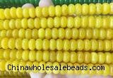 RBBS96 15 inches 6*10mm rondelle candy jade gemstone beads wholesale