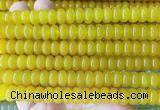 RBBS97 15 inches 6*10mm rondelle candy jade gemstone beads wholesale