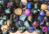 RIBS103 15 inches 14*17mm faceted rice agate gemstone beads wholesale