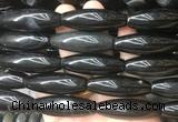 RIBS75 15 inches 13*40mm rice agate gemstone beads wholesale