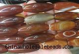 RIBS78 15 inches 13*40mm rice agate gemstone beads wholesale