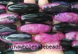RIBS85 15 inches 13*40mm rice agate gemstone beads wholesale